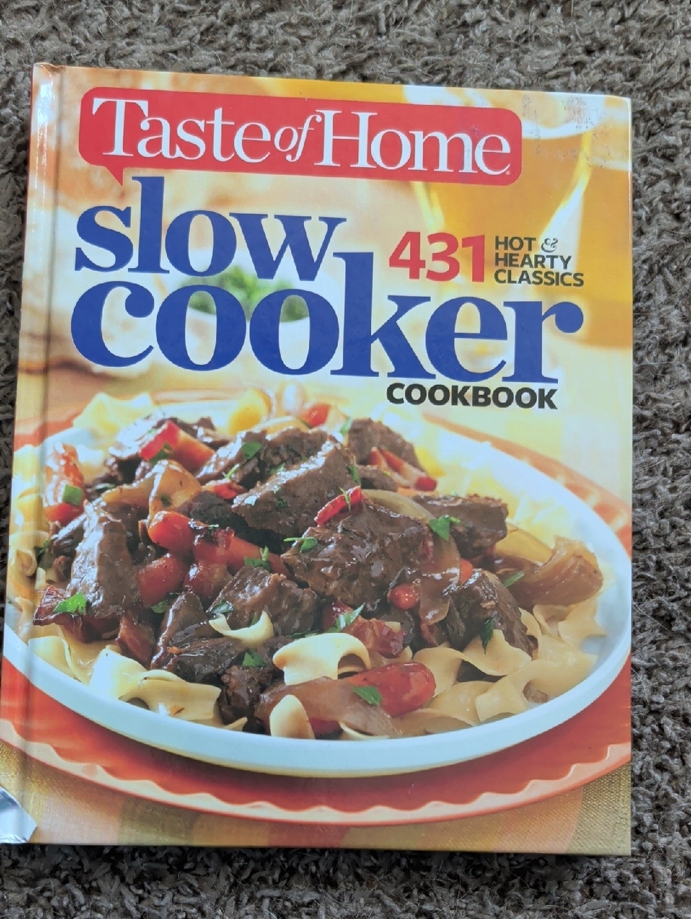 Taste of Home Slow Cooker Cookbook – Orange and Blue Cover